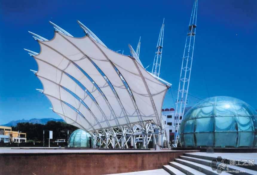 上饶车棚膜结构网架